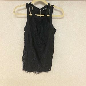 EUC; Express black tank top, small